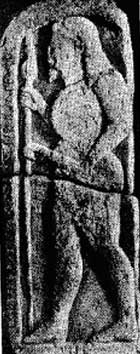 Рис. 5. Этрусский воин. Стела 6 век до н.э.